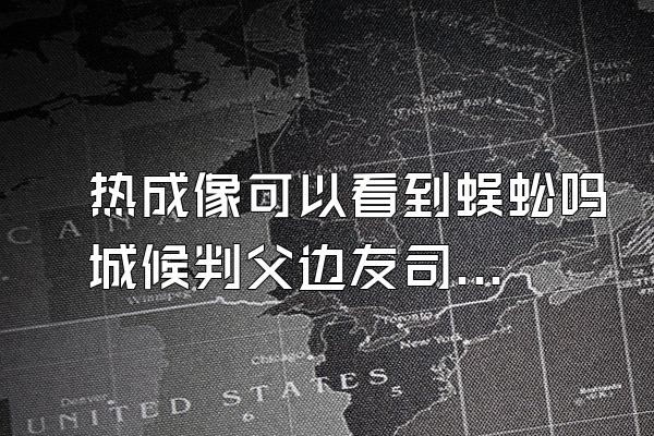 热成像可以看到蜈蚣吗城候判父边友司旧?