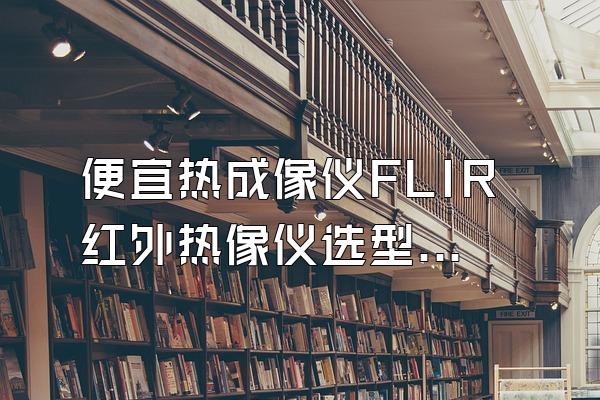 便宜热成像仪FLIR红外热像仪选型及应用