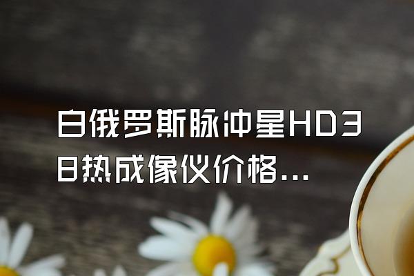 白俄罗斯脉冲星HD38热成像仪价格多少