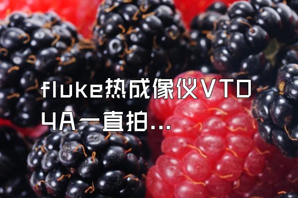 fluke热成像仪VT04A一直拍照