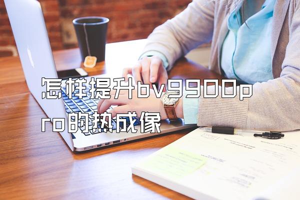 怎样提升bv9900pro的热成像