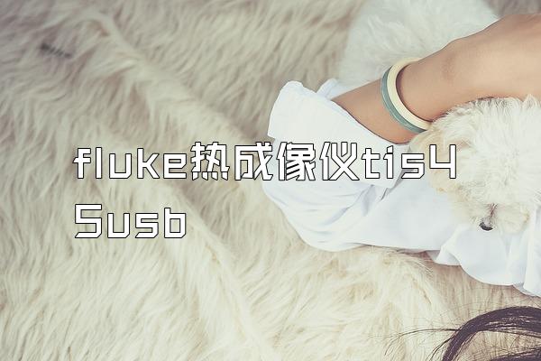 fluke热成像仪tis45usb