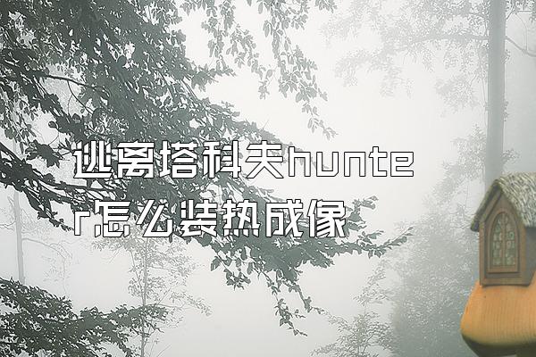 逃离塔科夫hunter怎么装热成像