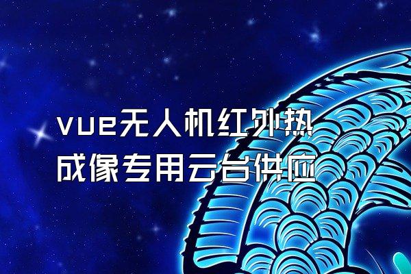 vue无人机红外热成像专用云台供应