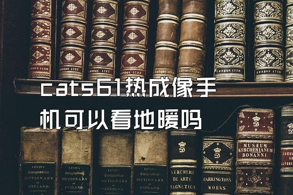 cats61热成像手机可以看地暖吗