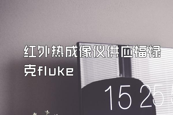 红外热成像仪供应福禄克fluke