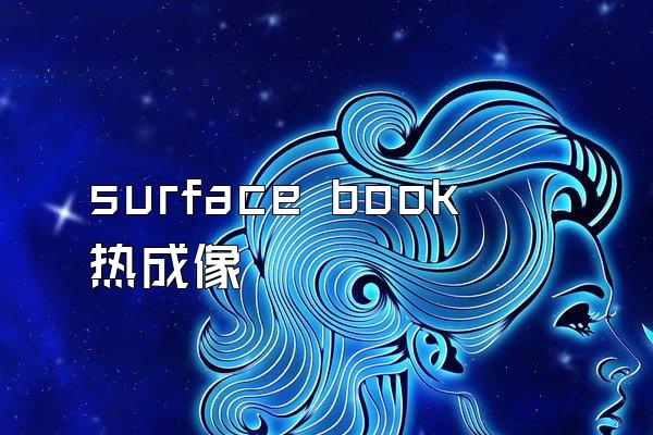 surface book 热成像