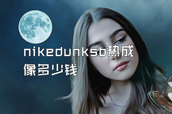 nikedunksb热成像多少钱