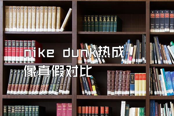 nike dunk热成像真假对比