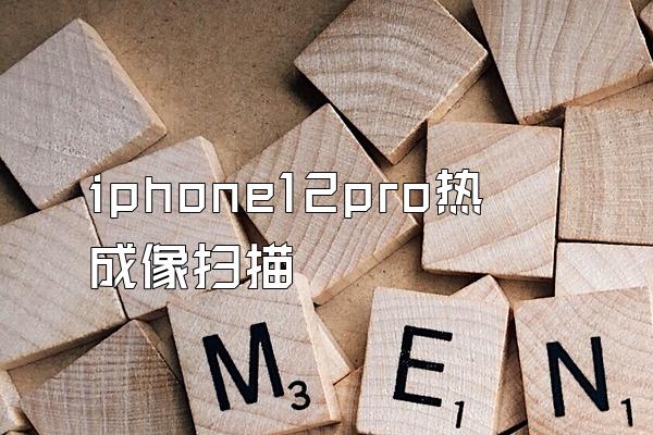 iphone12pro热成像扫描