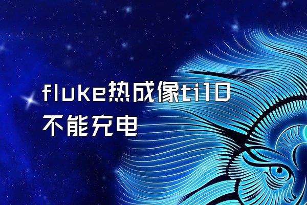 fluke热成像ti10不能充电