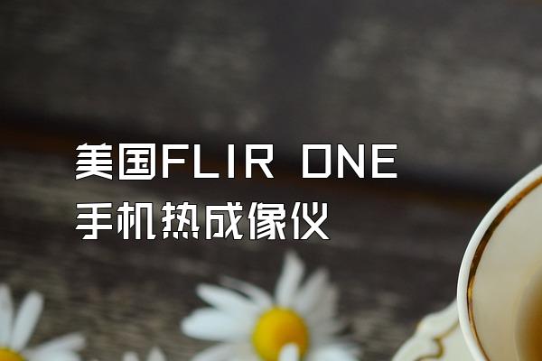 美国FLIR ONE手机热成像仪