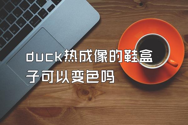 duck热成像的鞋盒子可以变色吗