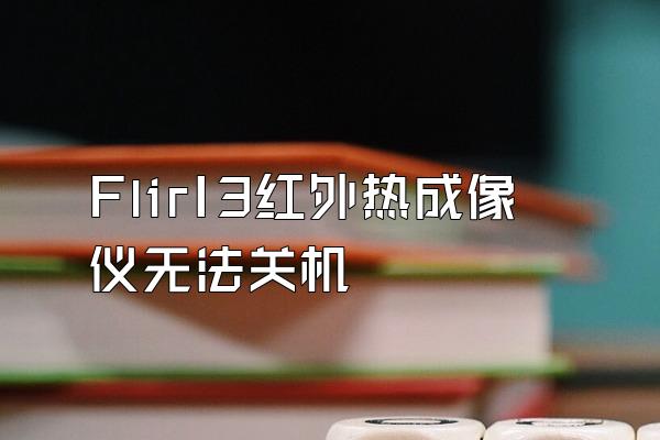 FlirI3红外热成像仪无法关机