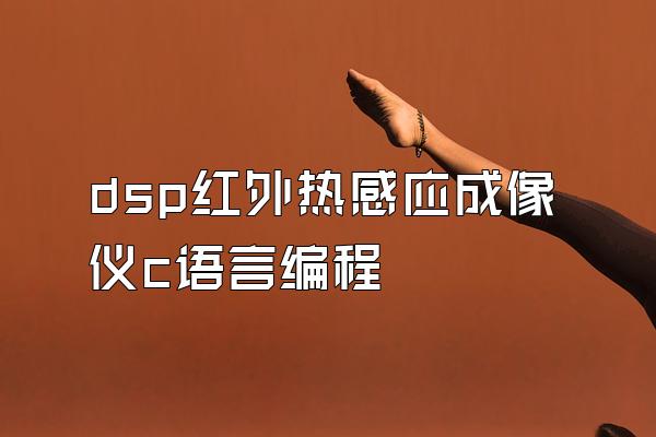 dsp红外热感应成像仪c语言编程