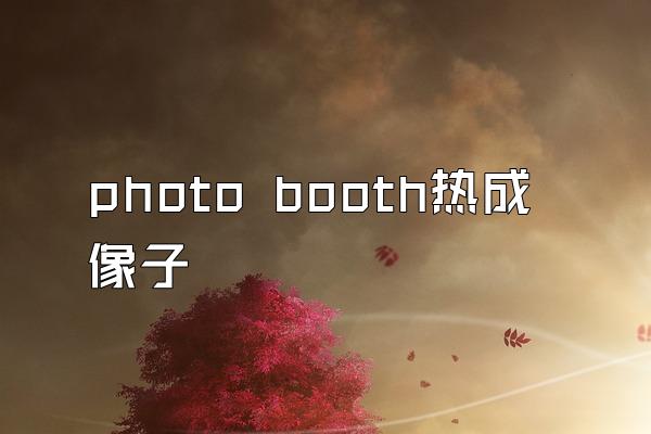 photo booth热成像子