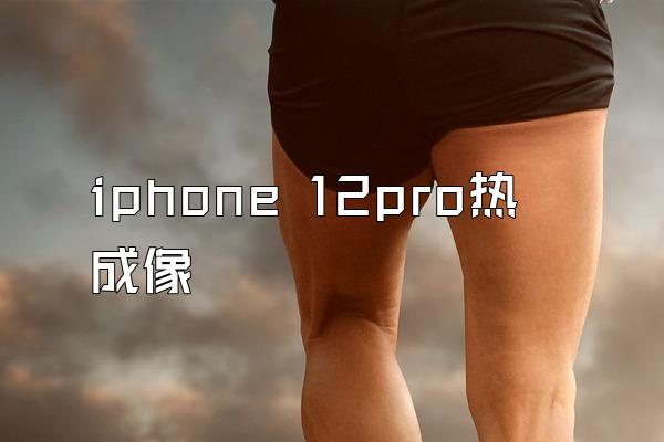 iphone 12pro热成像