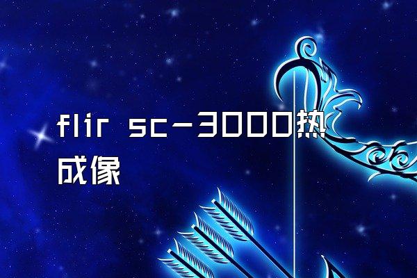 flir sc-3000热成像