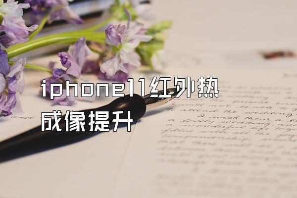 iphone11红外热成像提升